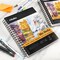 Ohuhu Mix Media Pad, Mixed Media Art Sketchbook, 120 LB/200 GSM Heavyweight Papers, Spiral Bound Mixed Media Paper Pad for Acrylic, Painting Christmas Gift